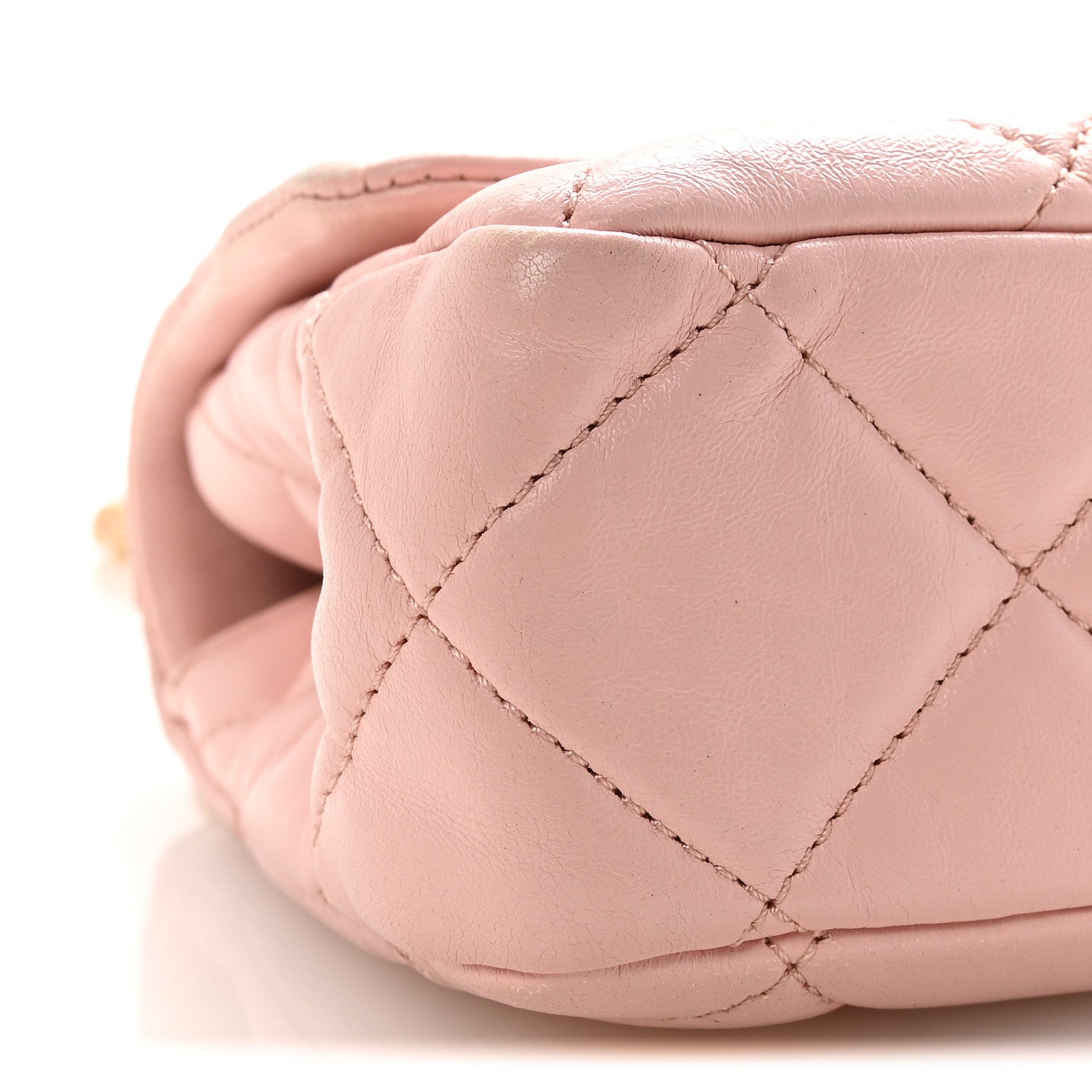 Chanel Lambskin Quilted Mini Heart Charms Flap Light Pink 9 of 10