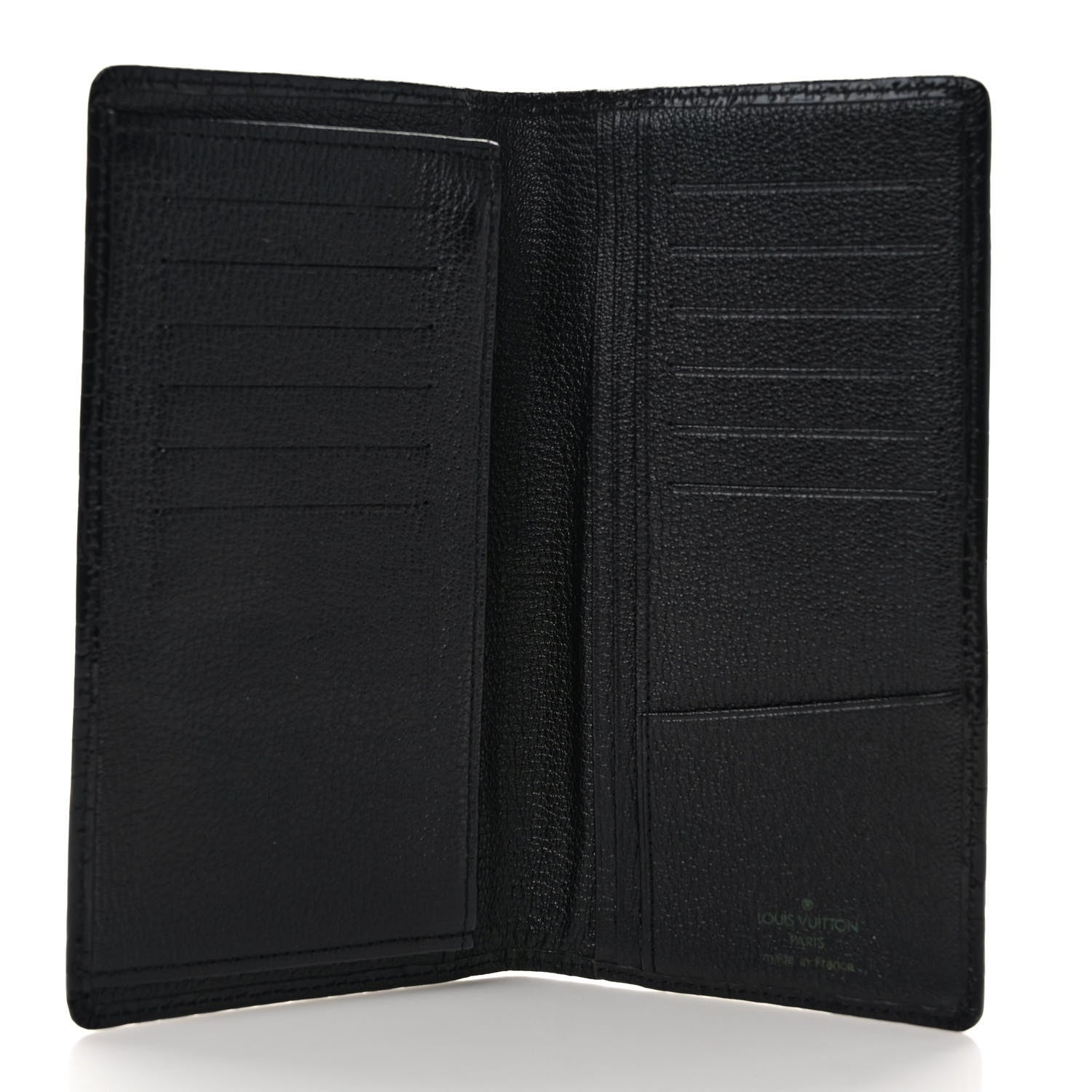 Louis Vuitton Crocodile Brazza Wallet Black 5 of 7