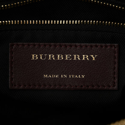 Burberry Horseferry Check Small Chichester Crossbody Clutch Bag Burgundy 6 of 12