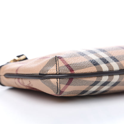 Burberry Haymarket Check Clara Pochette Chocolate 8 of 10