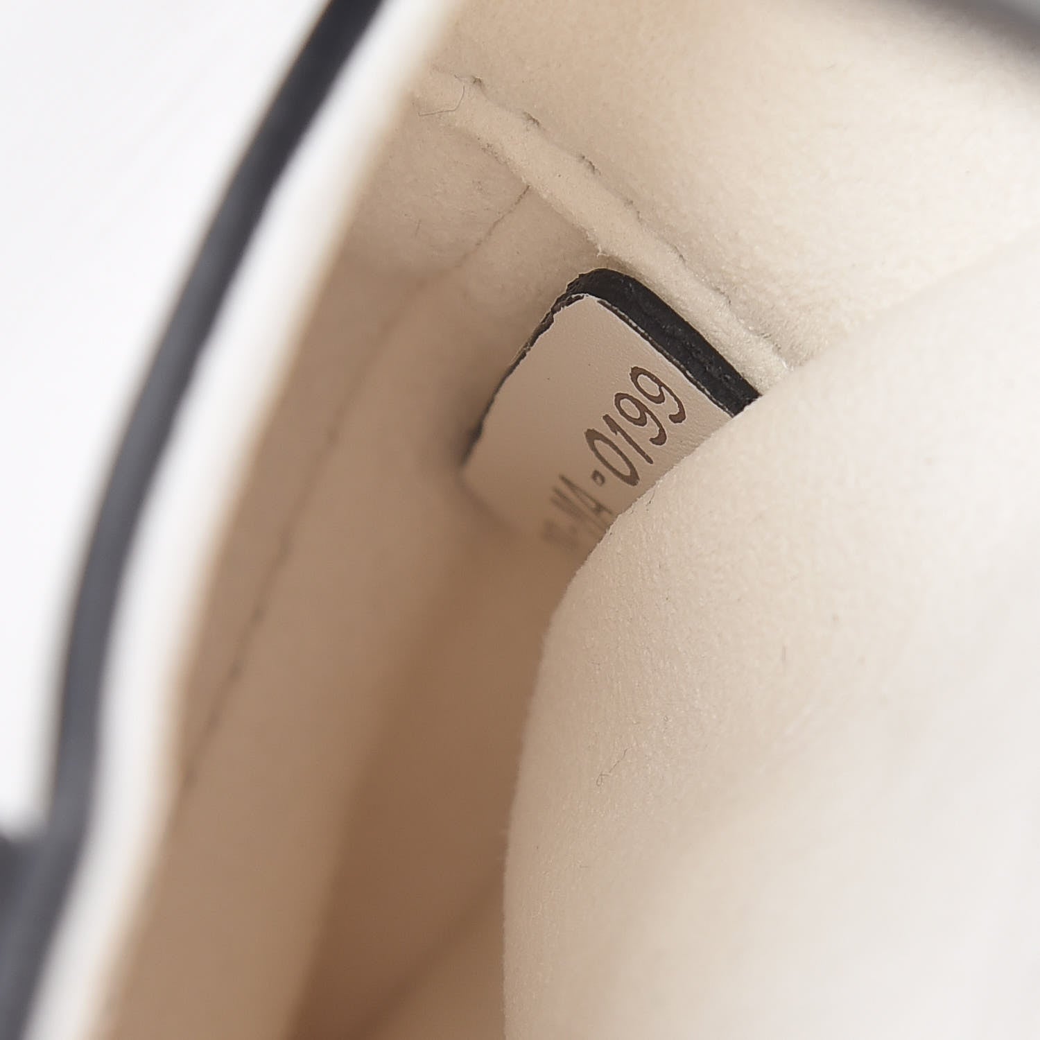 Christian Dior Grained Calfskin Mini Saddle Bag White 7 of 11