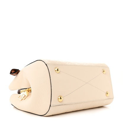 Louis Vuitton Empreinte Braided Montaigne MM Creme Beige Caramel 4 of 11