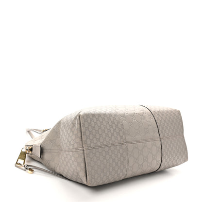 Gucci Guccissima Medium Bree Shoulder Bag Storm Grey 4 of 12