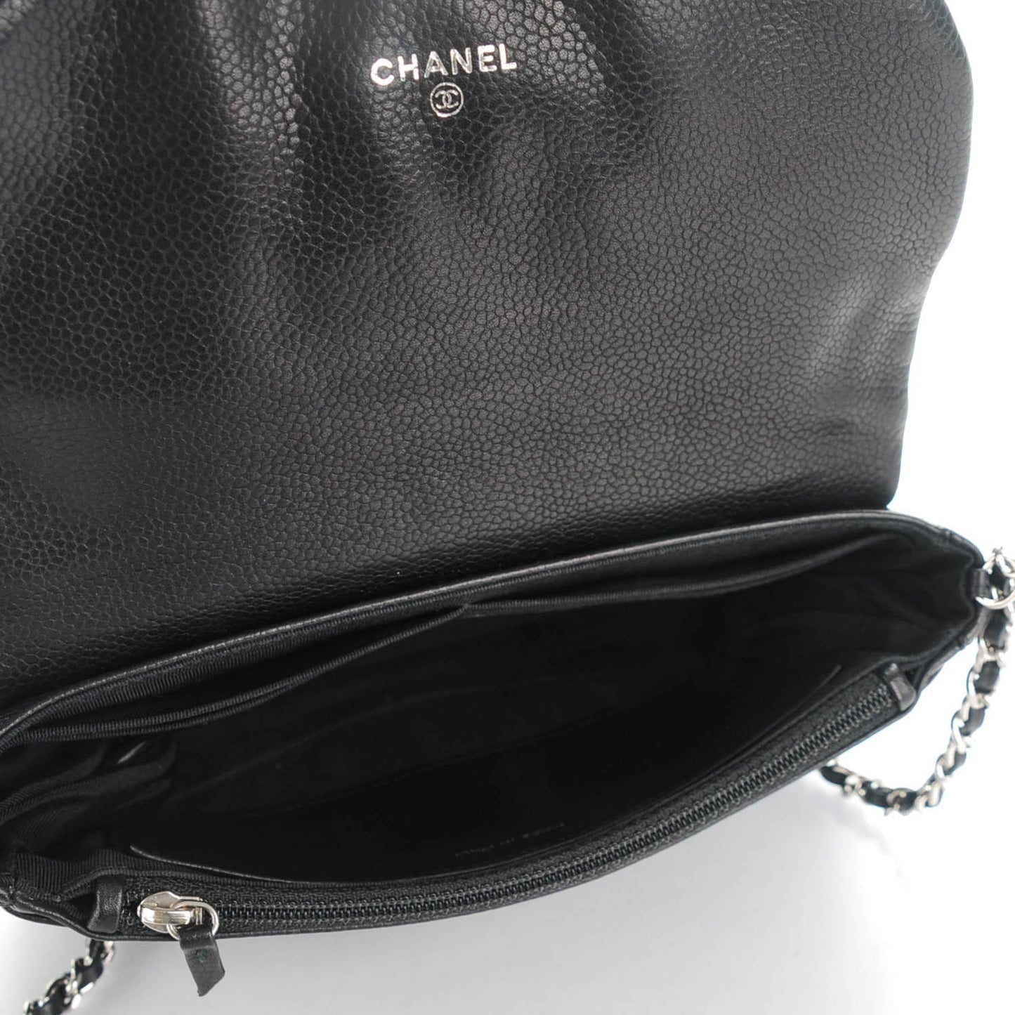 Caviar Half Moon Wallet On Chain WOC Black
