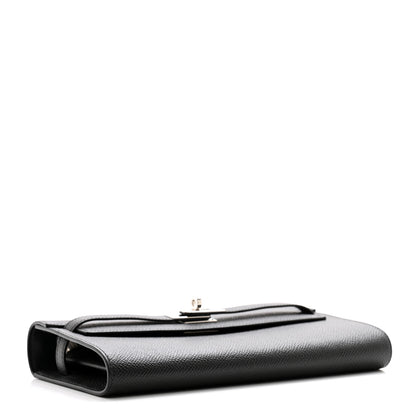 Hermes Epsom Kelly Wallet To Go Black 4 of 12
