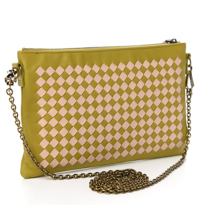 Bottega Veneta Nappa Intrecciato Wallet Chain Chamomile 3 of 9