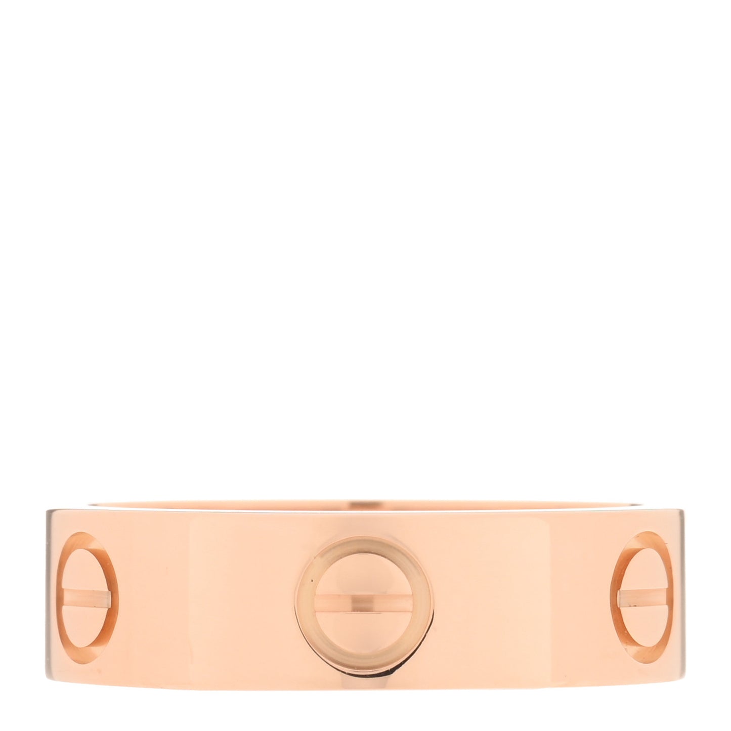 18K Pink Gold 5.5mm LOVE Ring 54 6.75