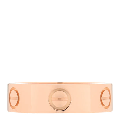 Cartier 18K Pink Gold 5.5mm LOVE Ring 54 6.75 1 of 5