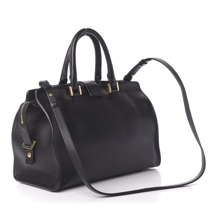 Saint Laurent Smooth Calfskin Small Monogram Cabas Black 4 of 12