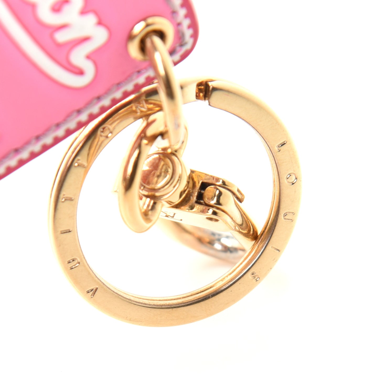 Calfskin World Tour BB Bag Charm Key Holder