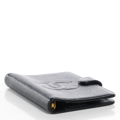 Chanel Caviar CC Small Ring Agenda Planner Black 4 of 7