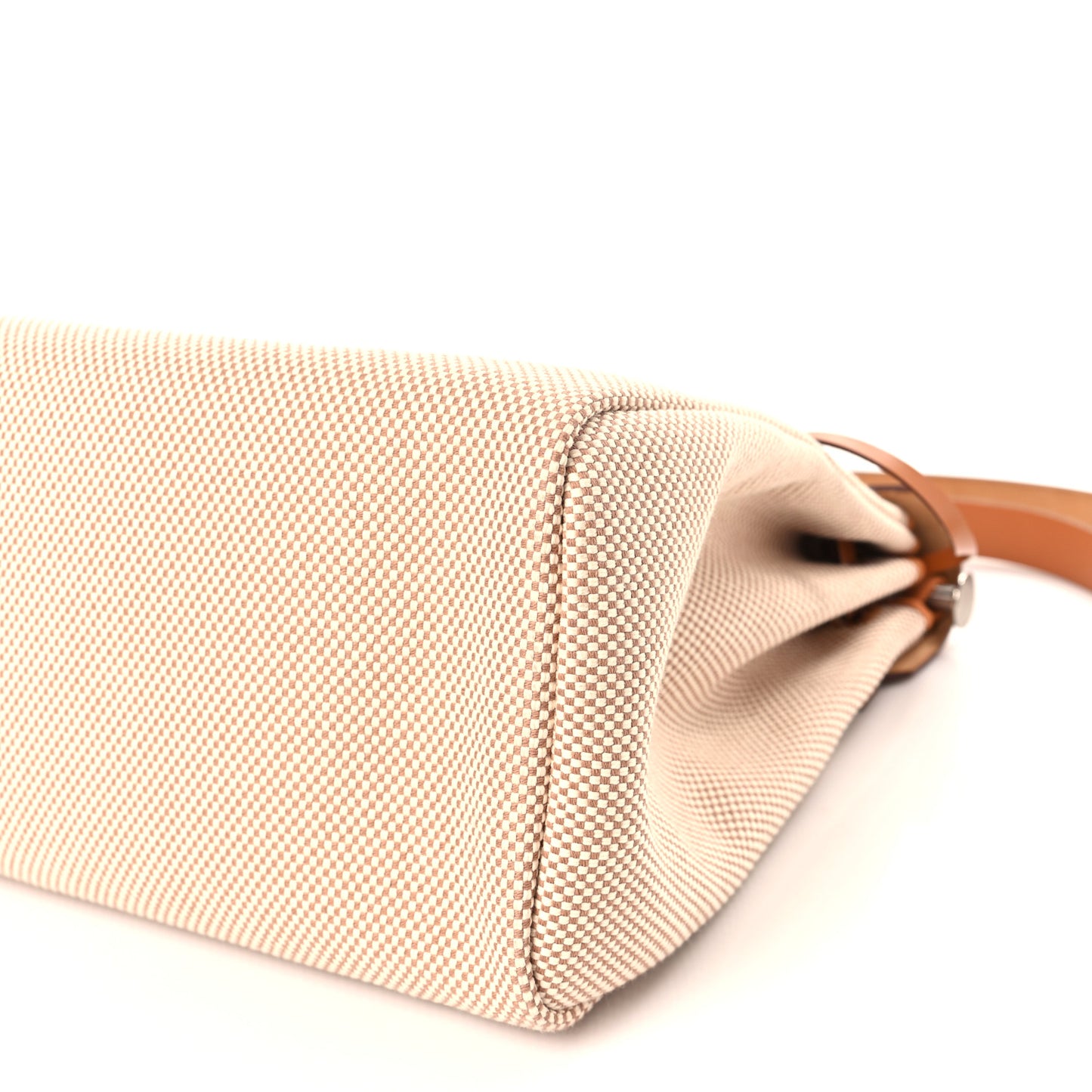 Vache Hunter Calfskin Criss Viking Herbag Zip Retourne 39 MM Ecru Beige Naturel