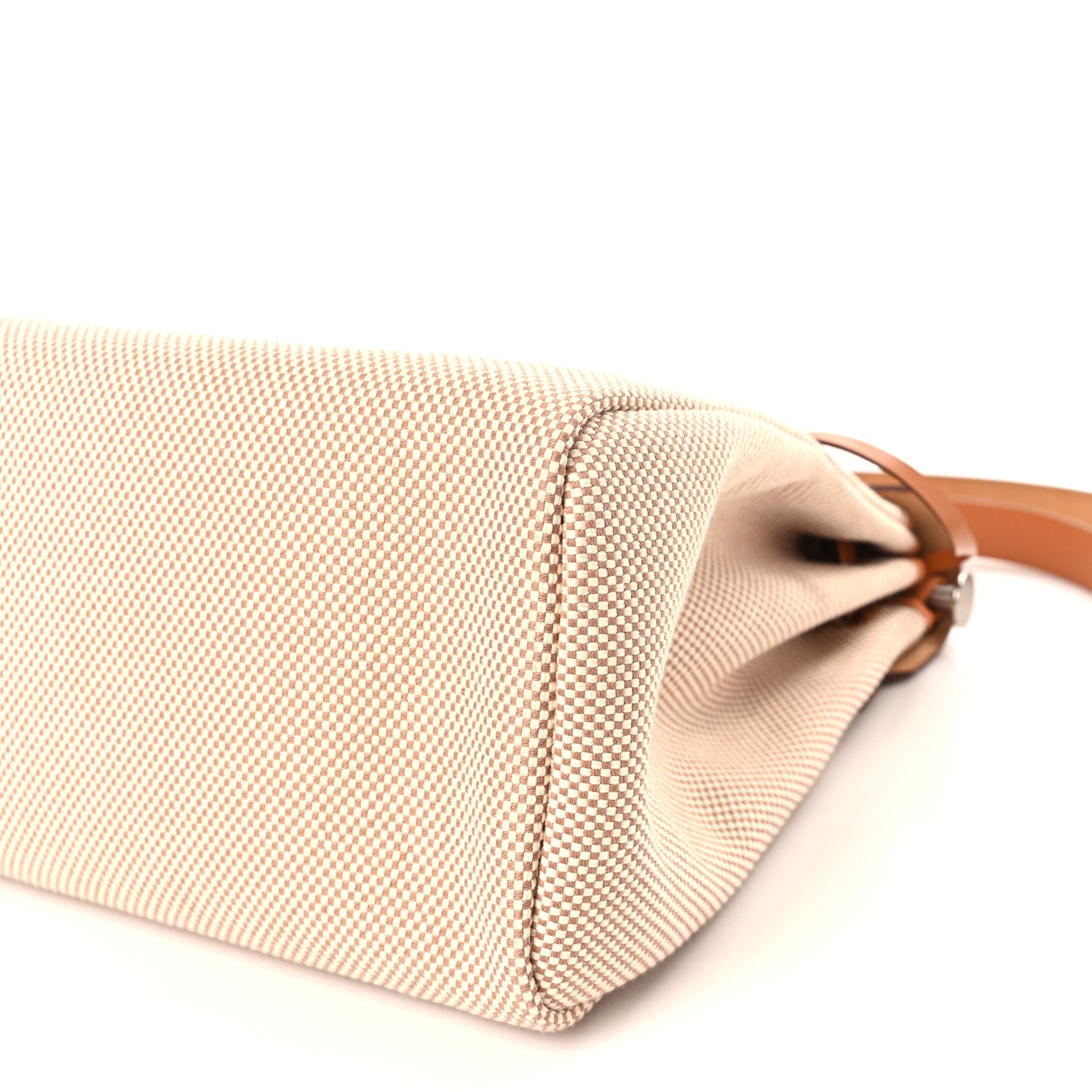 Hermes Vache Hunter Calfskin Criss Viking Herbag Zip Retourne 39 MM Ecru Beige Naturel 10 of 10