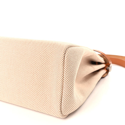 Hermes Vache Hunter Calfskin Criss Viking Herbag Zip Retourne 39 MM Ecru Beige Naturel 10 of 10