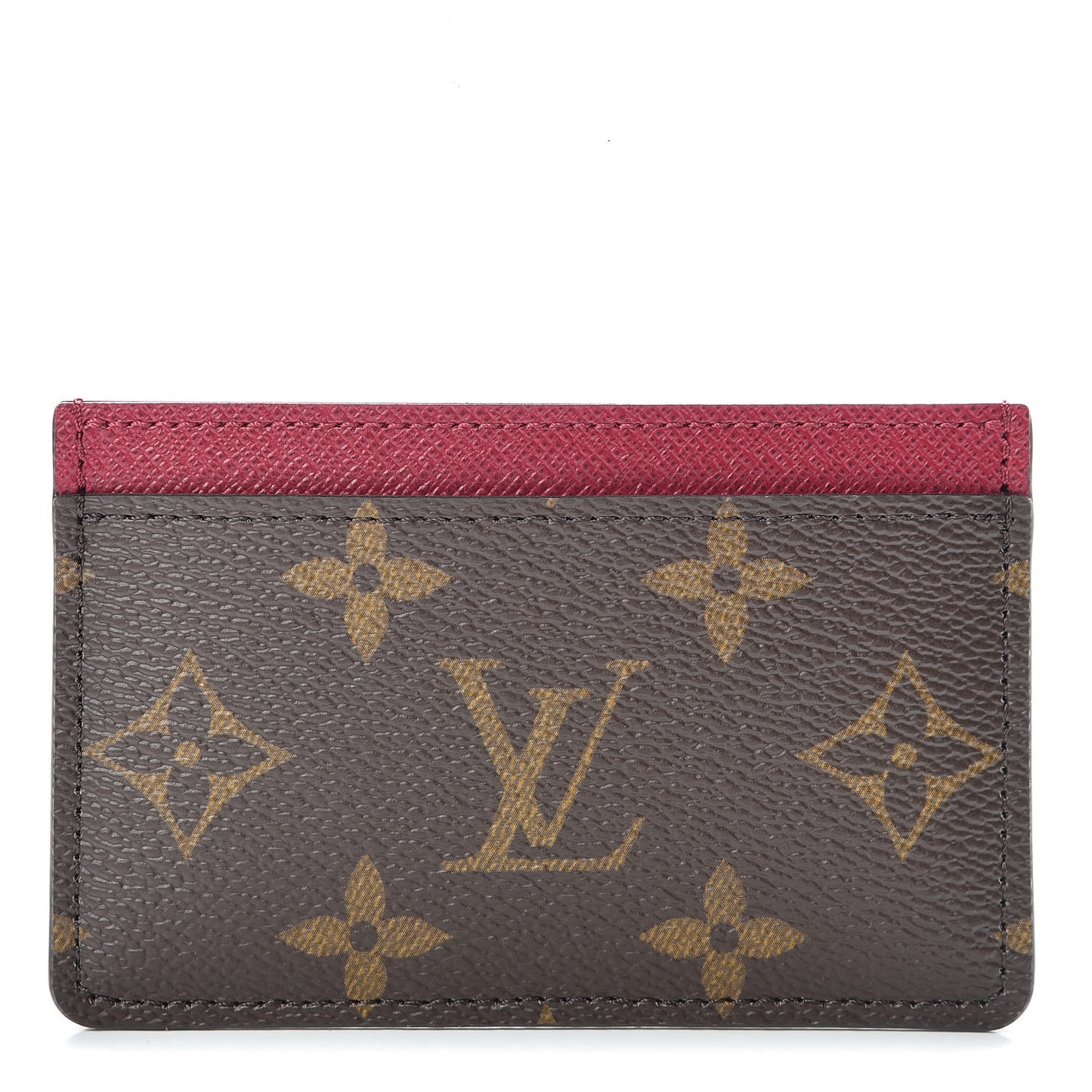 Monogram Card Holder Fuchsia