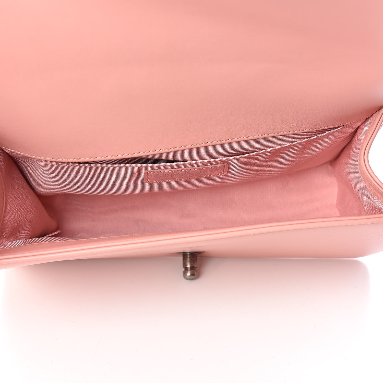 Chanel Lambskin Quilted Medium Boy Flap Light Pink 5 of 9