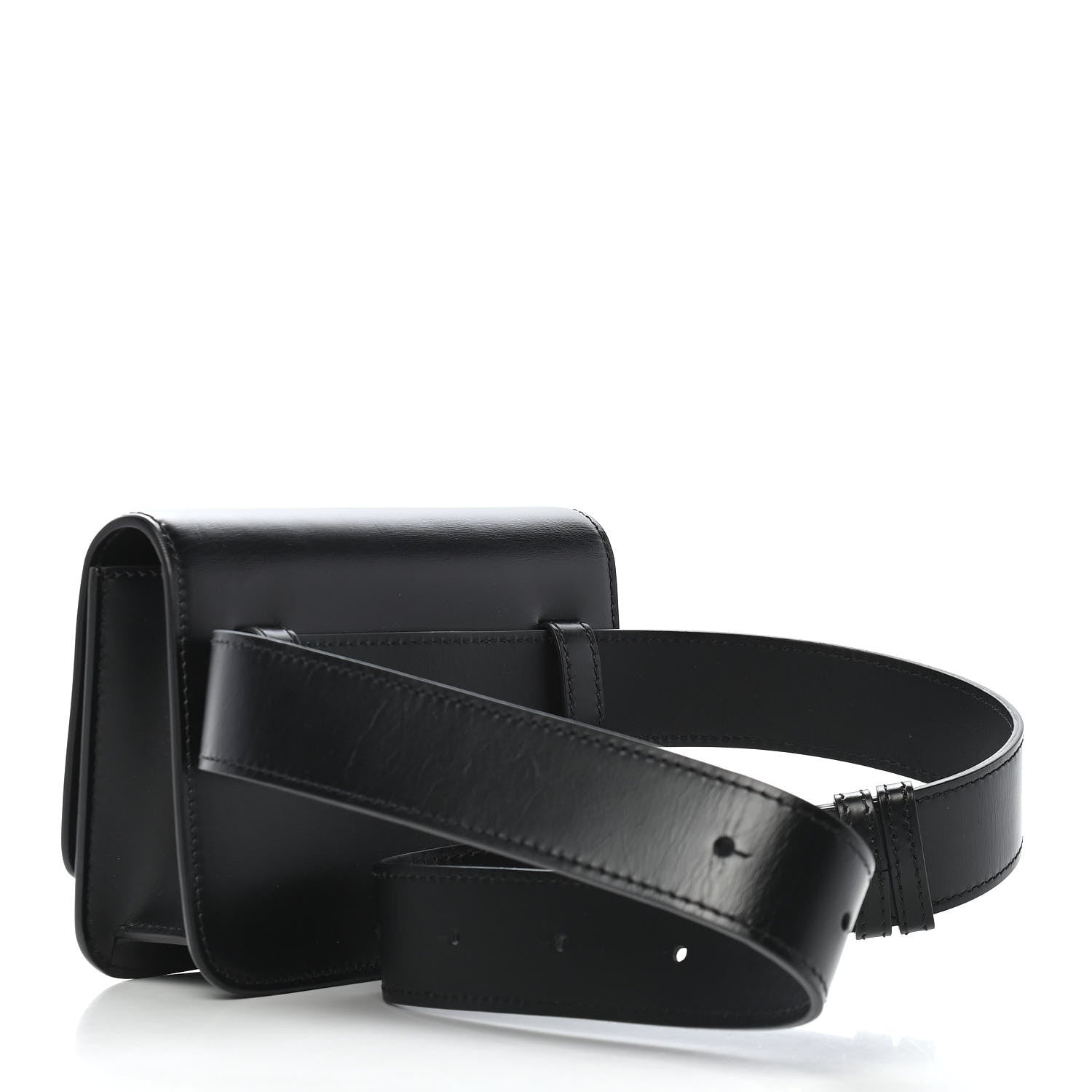 Burberry Calfskin TB Belt Bag Black 3 of 9