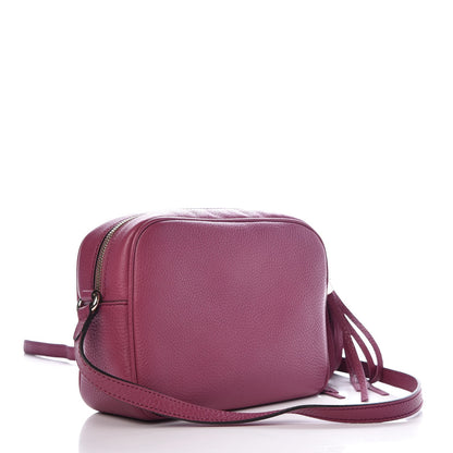 Gucci Pebbled Calfskin Small Soho Disco Bag Peonia Flower 3 of 7