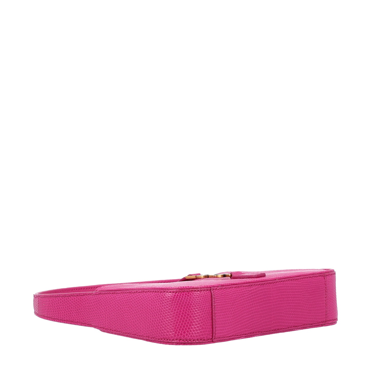 Calfskin Lizard Embossed Le 5 A 7 Mini Hobo Acid Pink