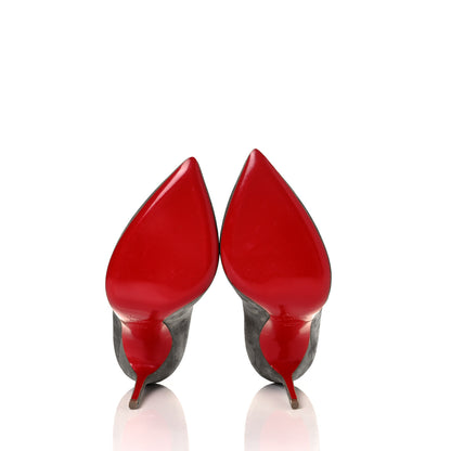 Christian Louboutin Veau Velours Corneille 100 Pumps 38.5 Argile 5 of 9