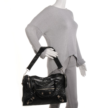 Balenciaga Agneau Giant 21 Silver Hardware City Black 2 of 9
