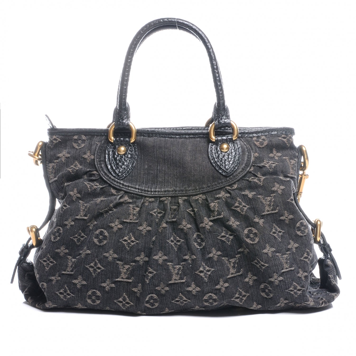 Louis Vuitton Denim Neo Cabby MM Black 1 of 7