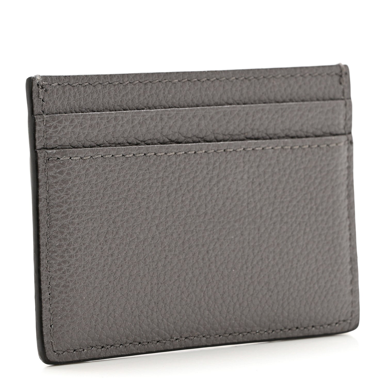 Gucci Grainy Calfskin Zumi Card Holder Dusty Grey 3 of 6
