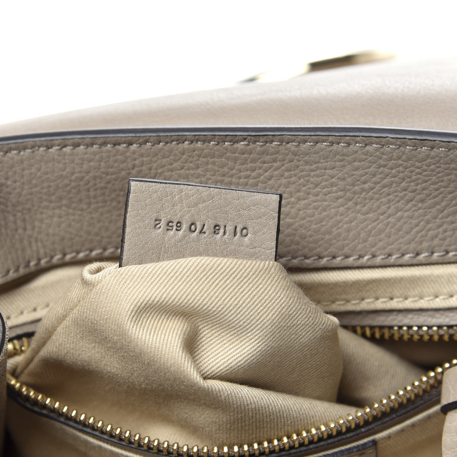 Chloe Suede Calfskin Small Faye Backpack Motty Grey 6 of 10