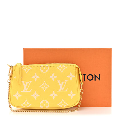 Louis Vuitton Empreinte Monogram Mini Pochette Accessories Lemon Curd Yellow 10 of 10