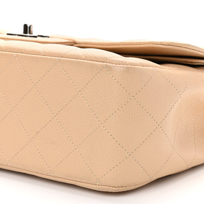 Chanel Caviar Quilted Jumbo Double Flap Beige Clair 10 of 10