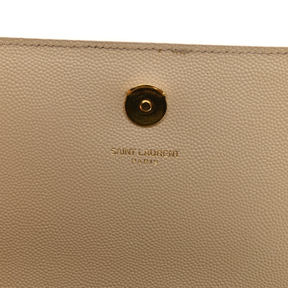 Saint Laurent Grain De Poudre Medium Monogram Kate Satchel Nude Powder 7 of 8