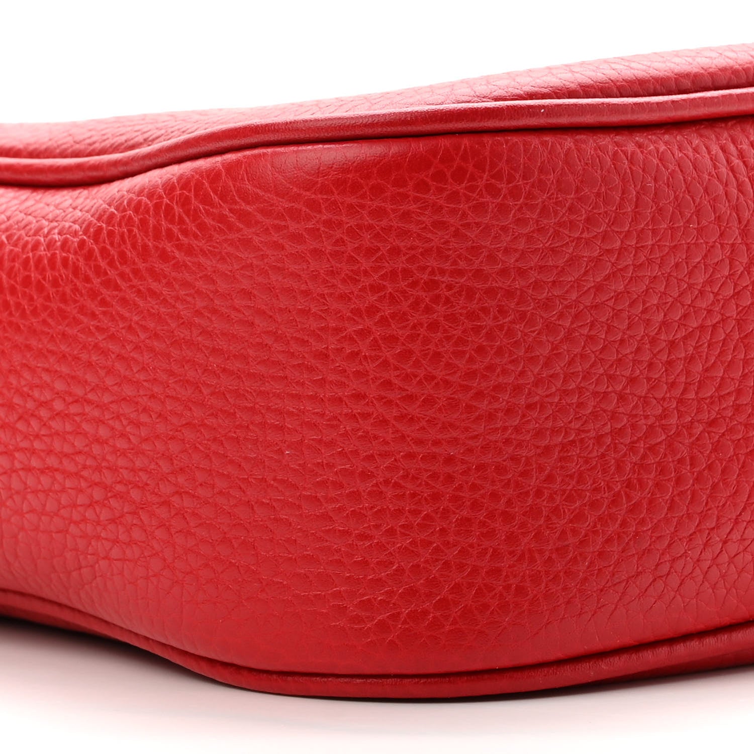 Gucci Pebbled Calfskin Small Soho Disco Bag Tabasco Red 9 of 10