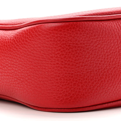 Gucci Pebbled Calfskin Small Soho Disco Bag Tabasco Red 9 of 10