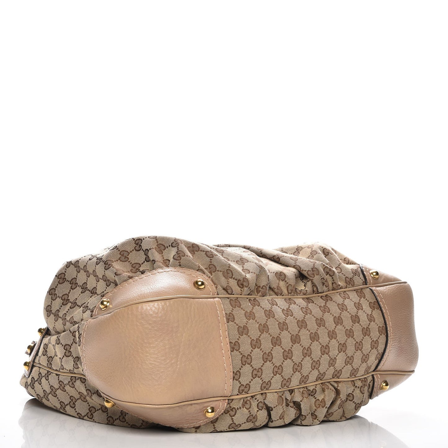 Monogram Large Jockey Hobo Beige
