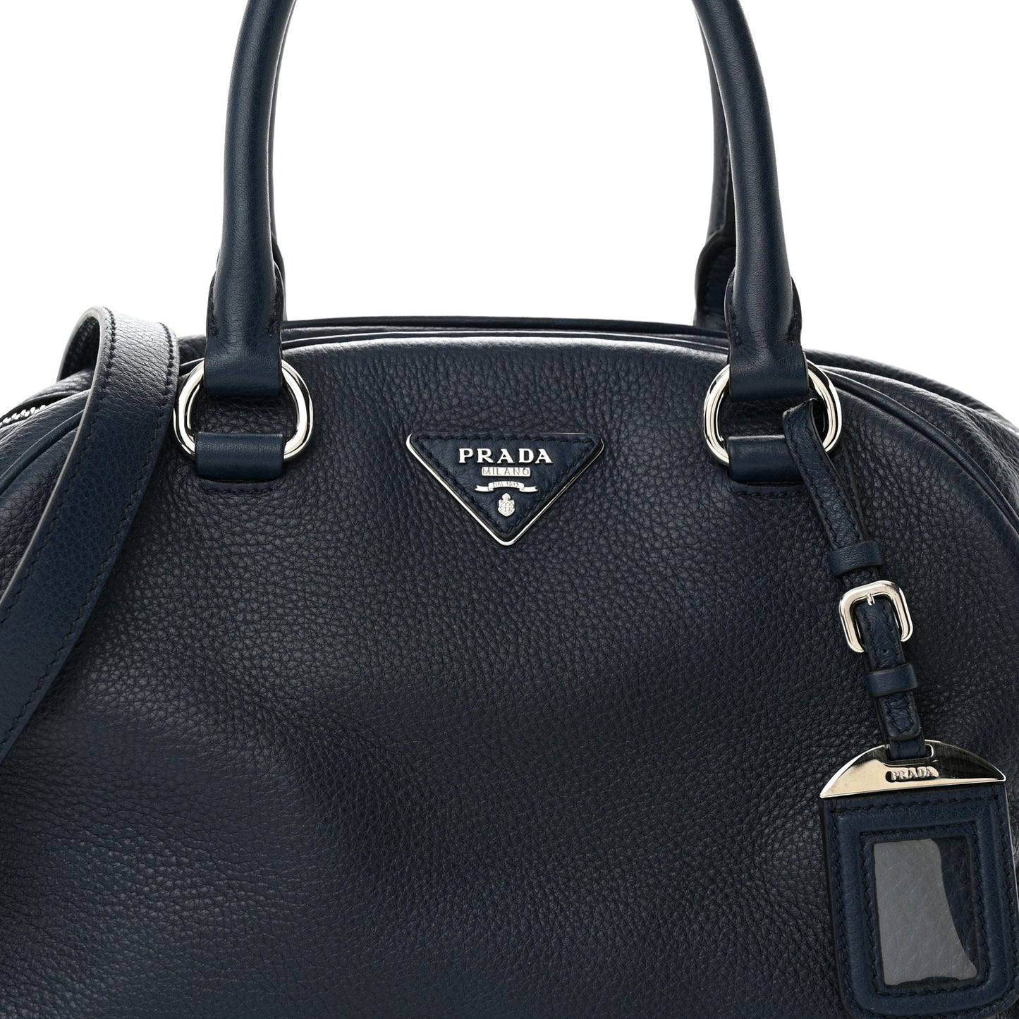 Vitello Daino Bowling Bag Baltico