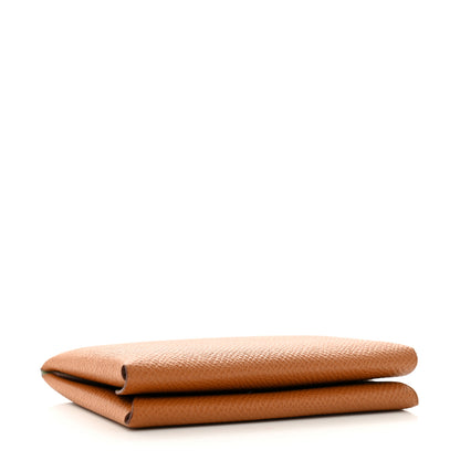 Hermes Epsom Verso Calvi Duo Card Case Gold Vert Fizz 4 of 8