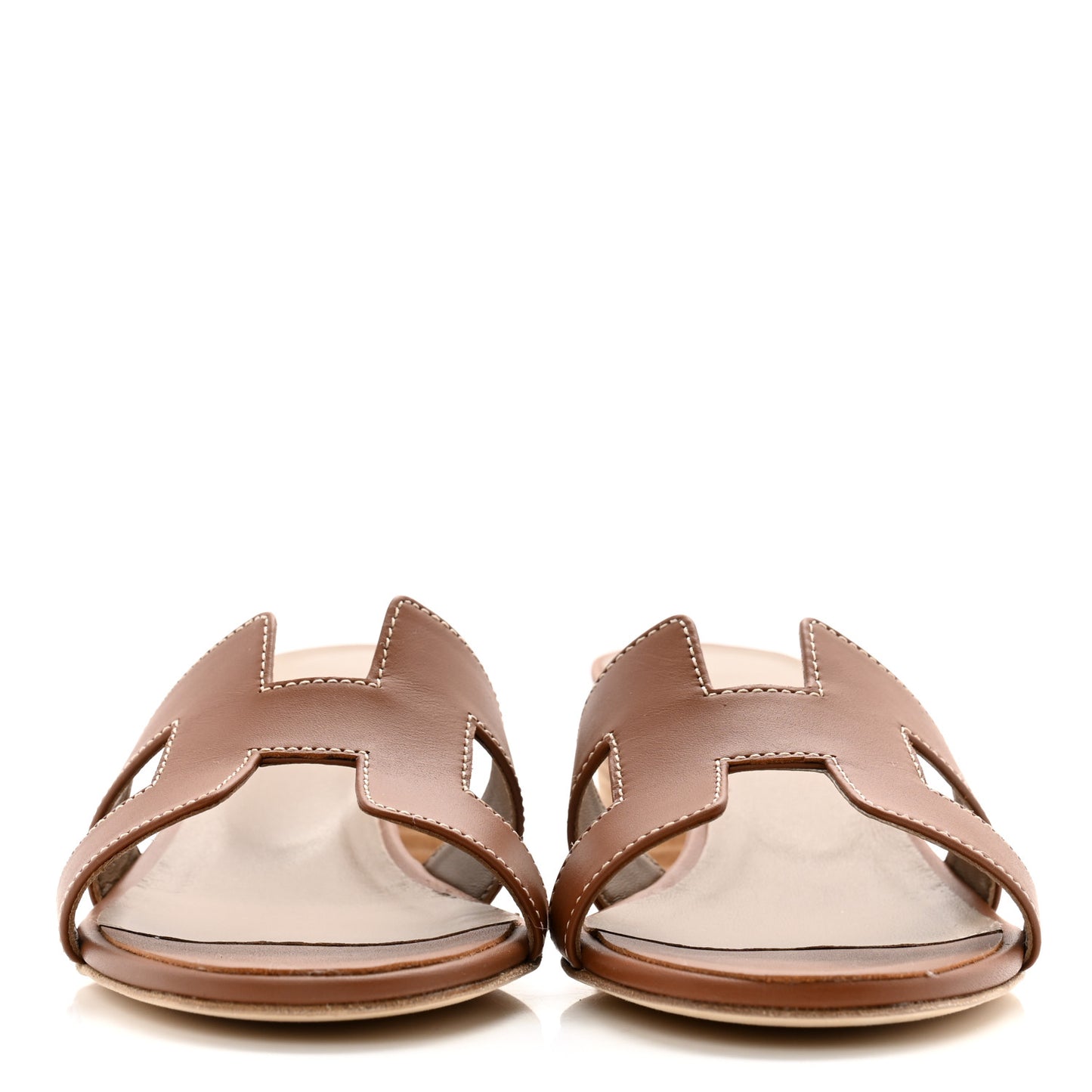 Calfskin Oasis Sandals 35.5 Gold