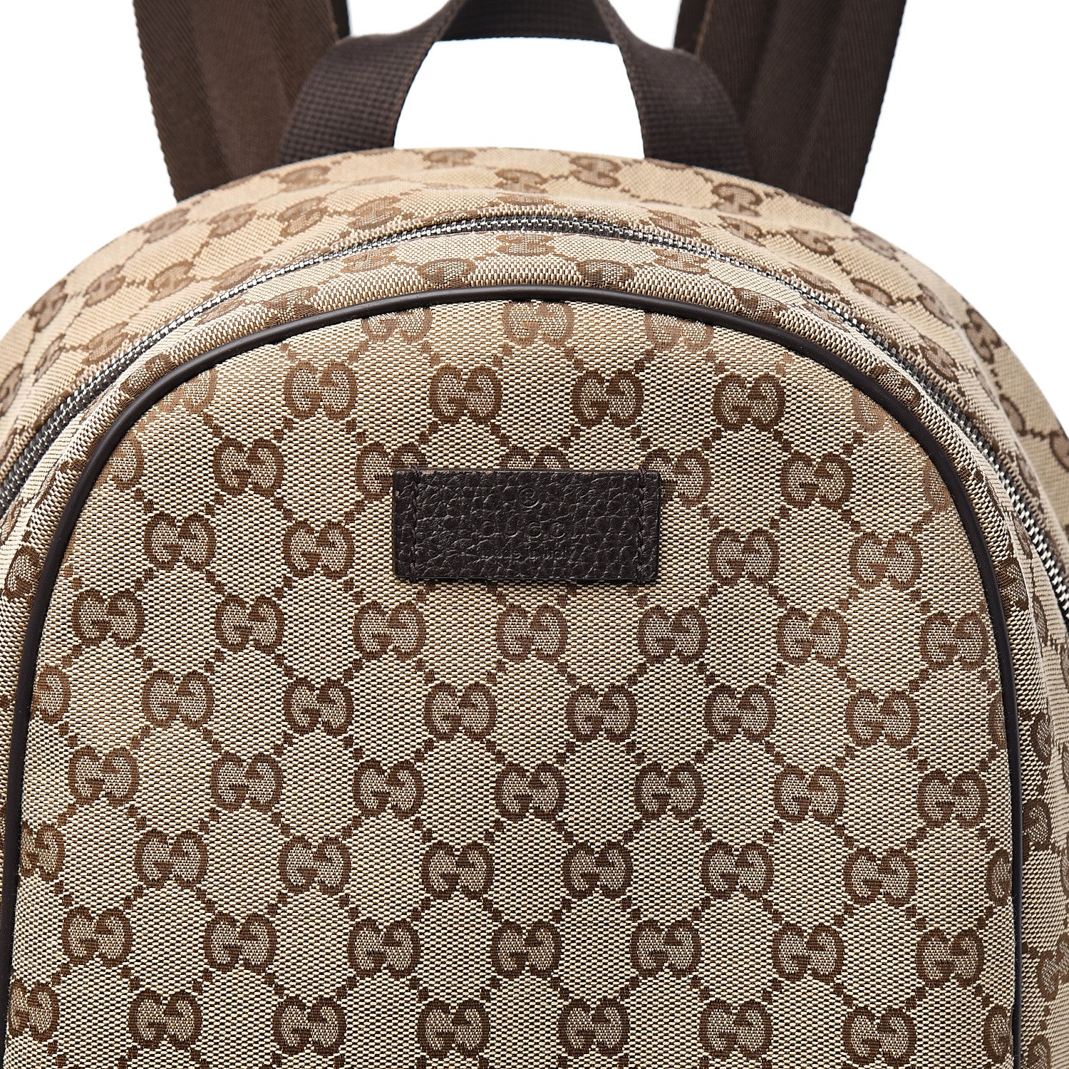 Gucci Monogram Travel Backpack Dark Brown 9 of 9