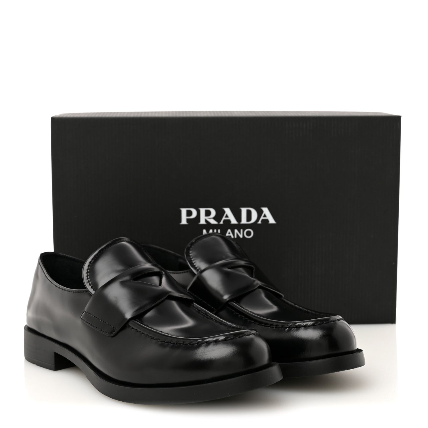 Spazzolato Loafers 40 Black
