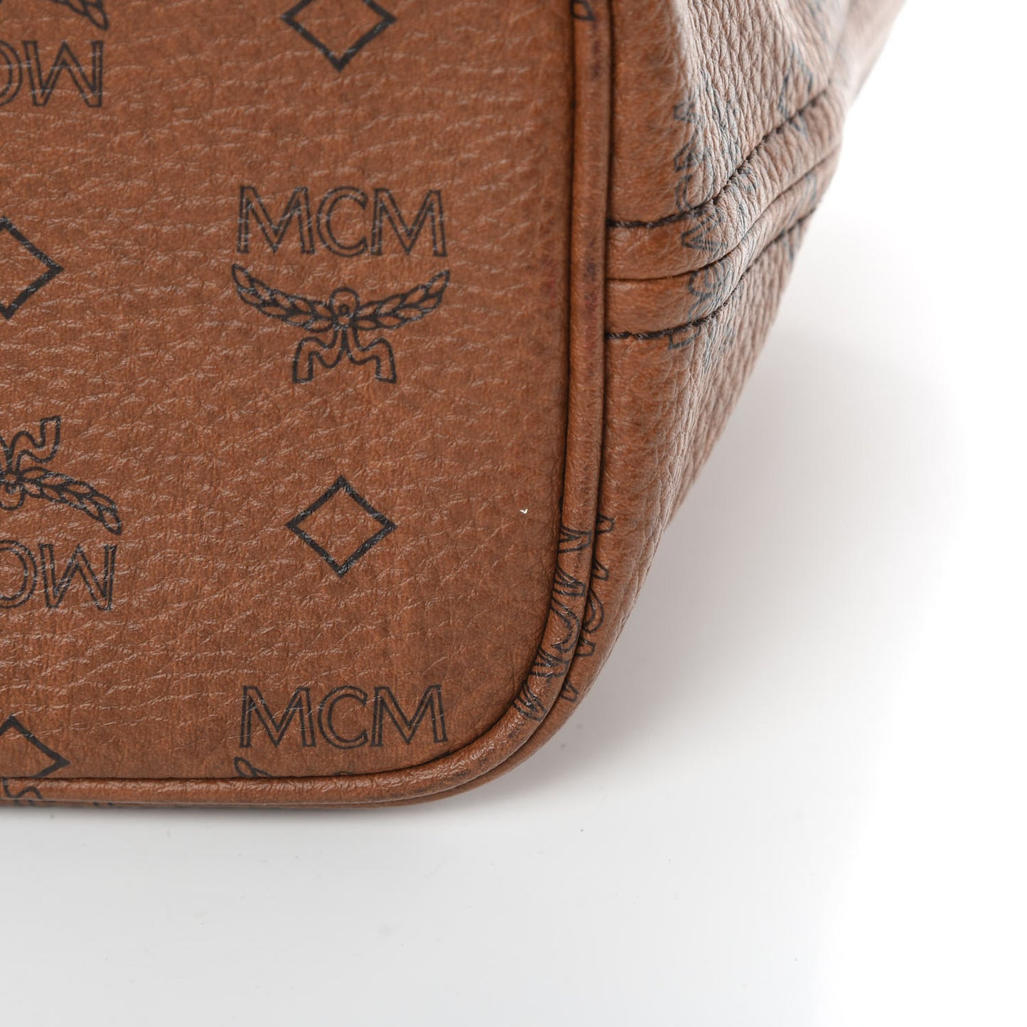 Visetos Dog Bone Shopper Tote Brown