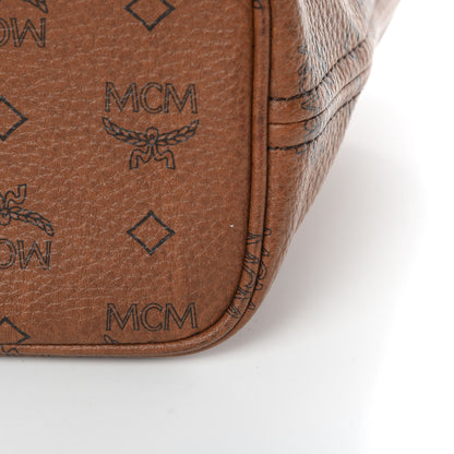 MCM Visetos Dog Bone Shopper Tote Brown 11 of 12