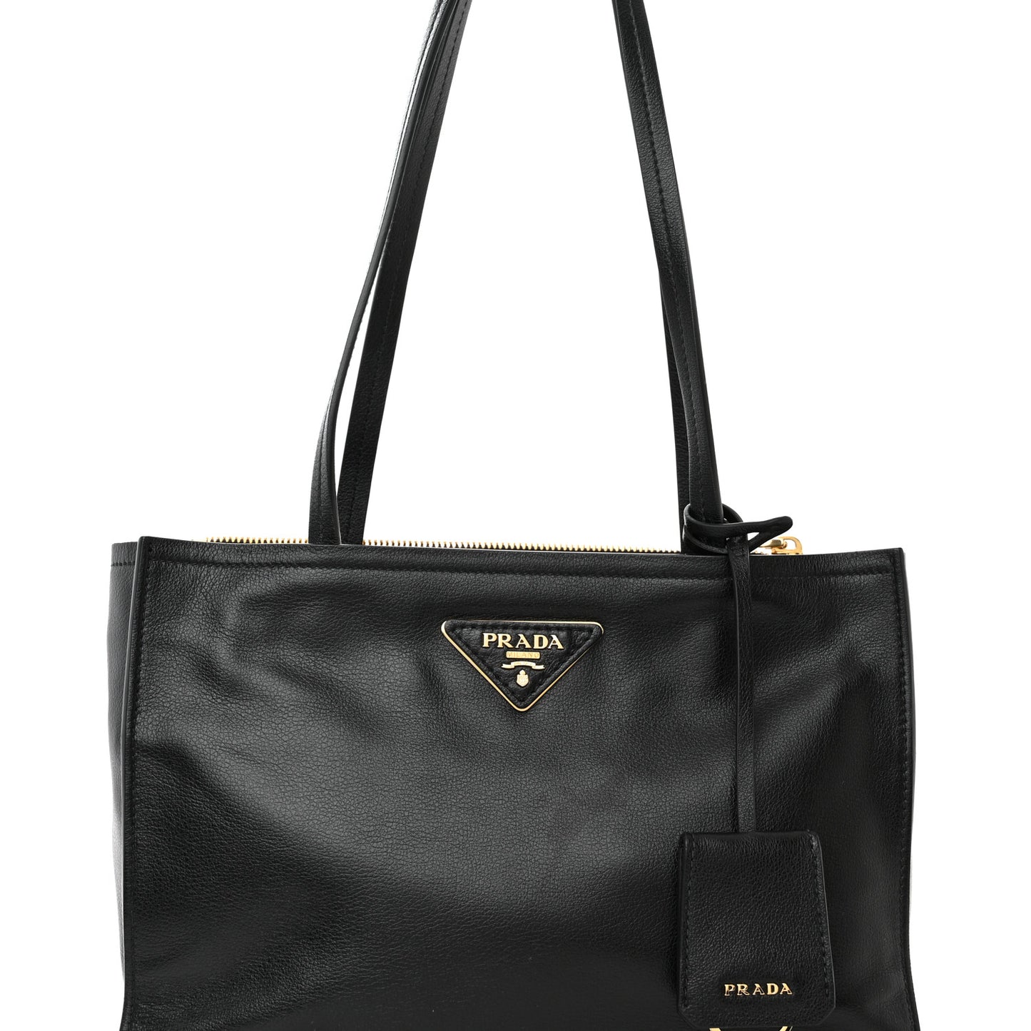Glace Calfskin Tote Black