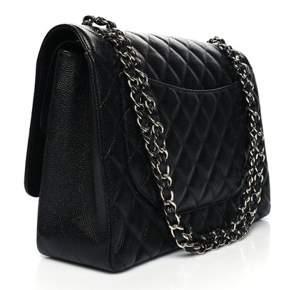 Chanel Caviar Quilted Maxi Double Flap Black 3 of 10