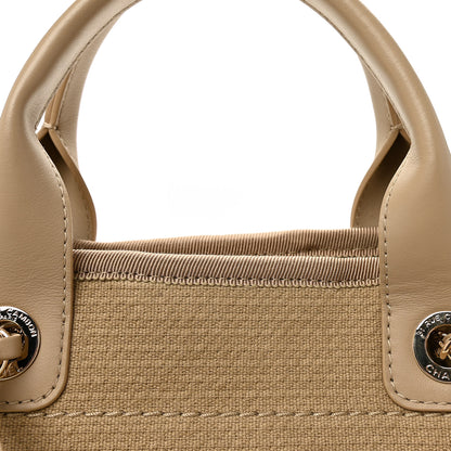 Chanel Mixed Fibers Small Deauville Tote Beige 9 of 11