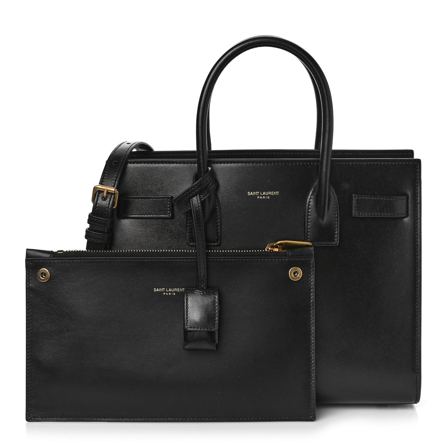 Calfskin Baby Sac De Jour Black
