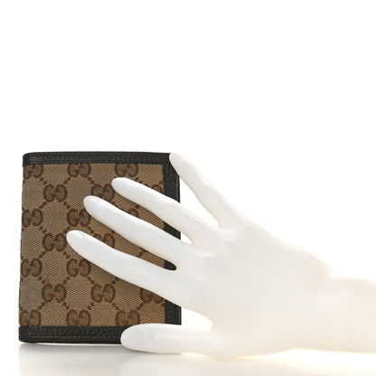 Gucci Monogram Bi-Fold Wallet Dark Brown 2 of 9