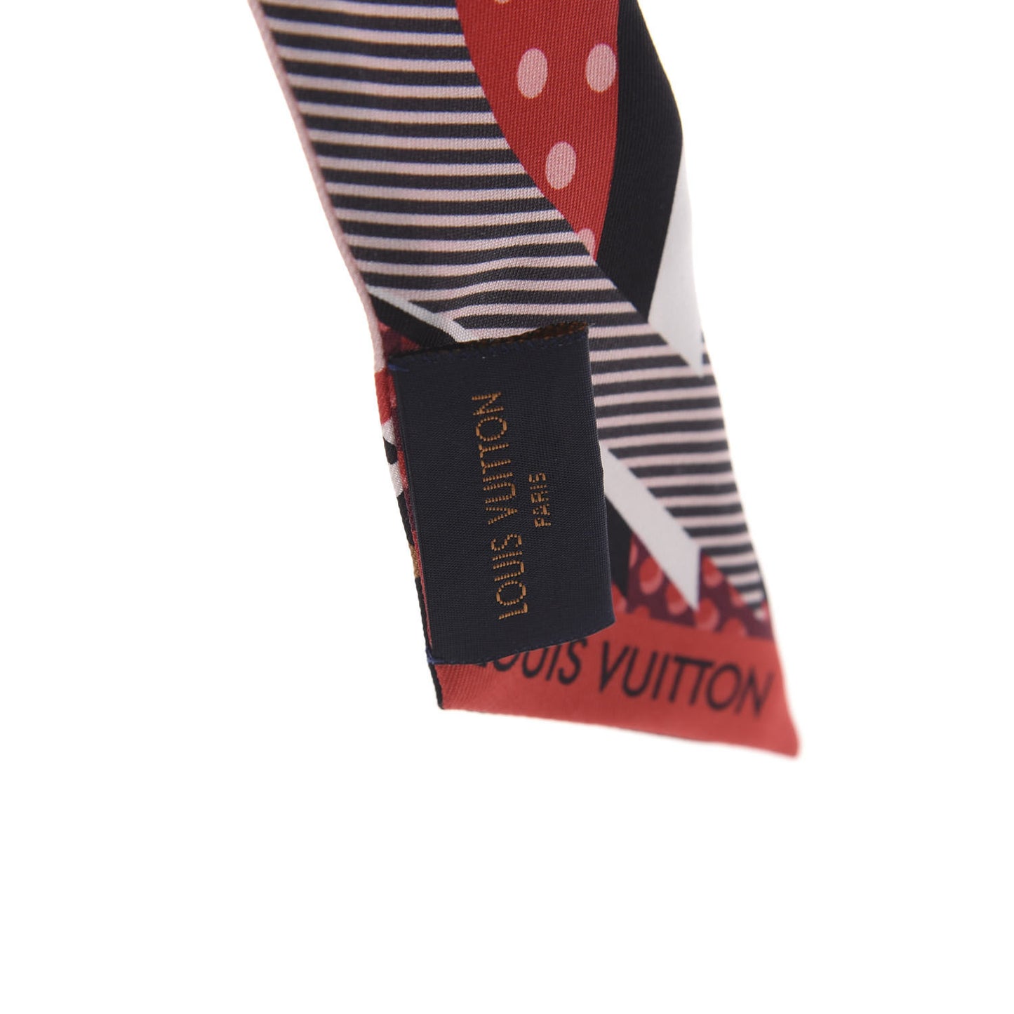 Silk Pop Monogram BB Bandeau Red