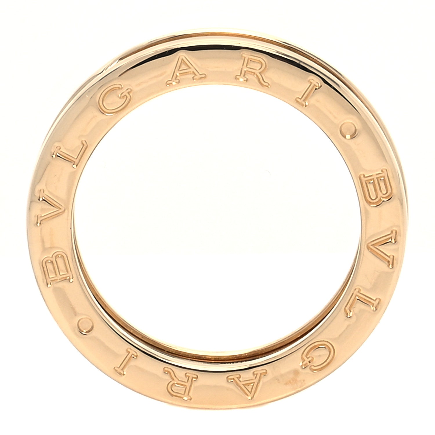 Bulgari 18K Yellow Gold B.Zero1 One-Band Ring 54 6.75 4 of 7