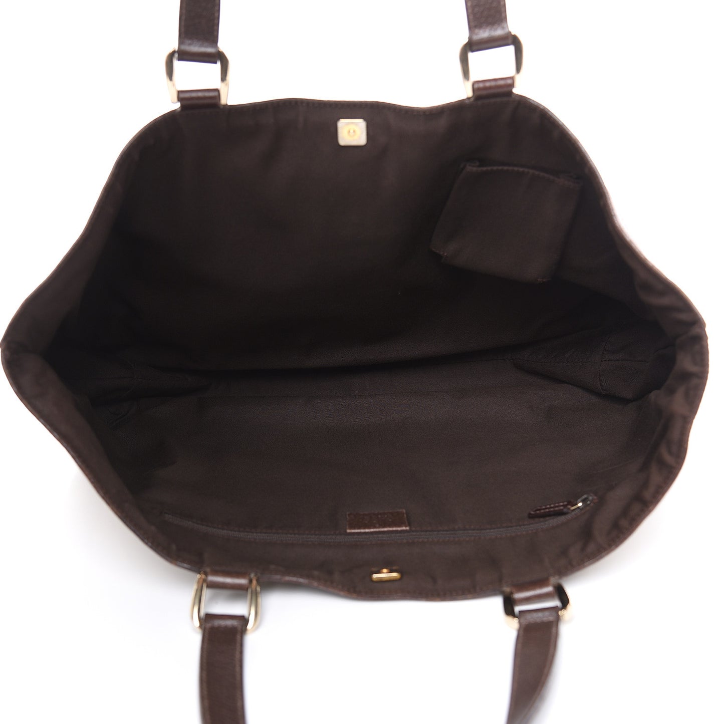 Monogram Large Abbey Tote Dark Brown