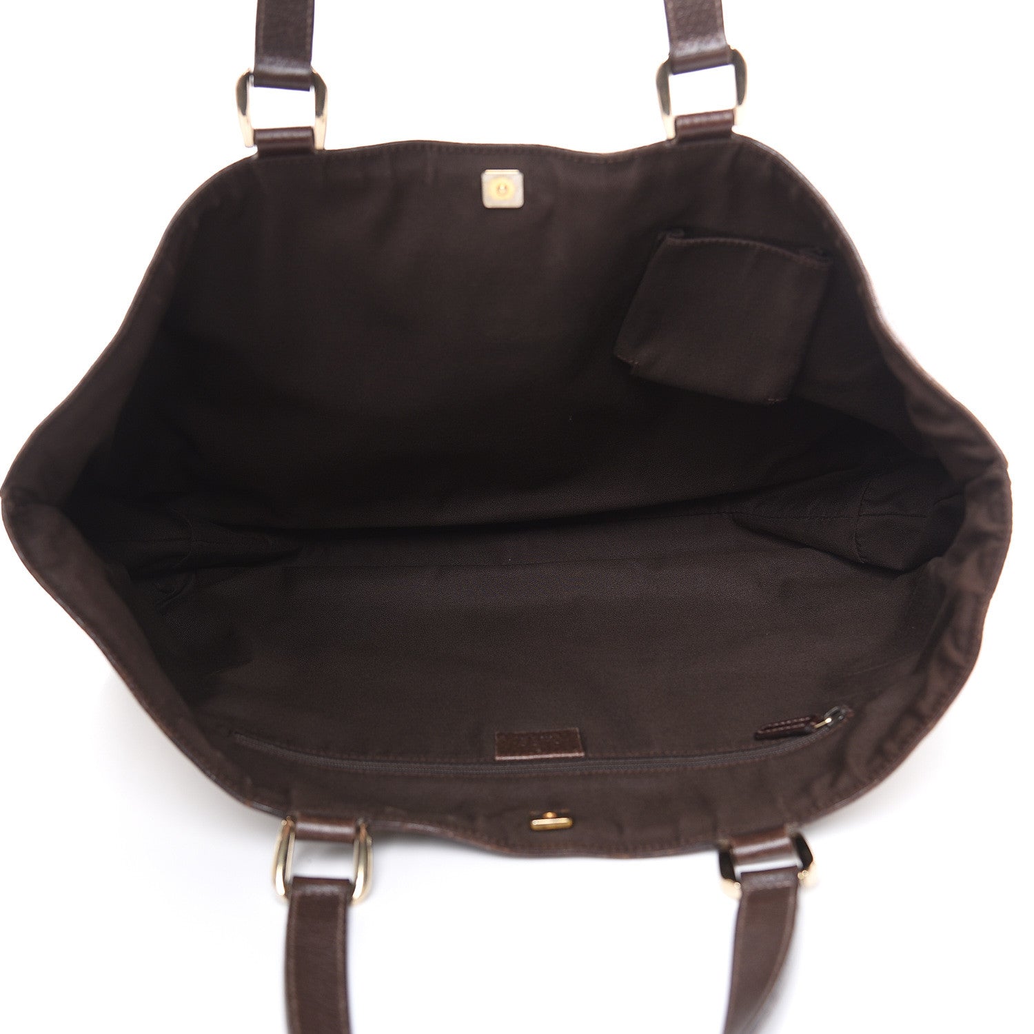 Gucci Monogram Large Abbey Tote Dark Brown 5 of 14